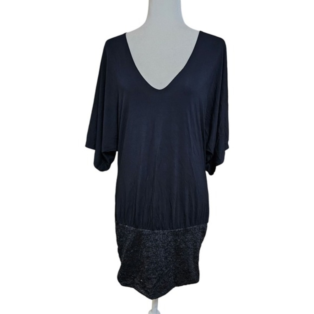 NEW Beach Bunny Look At Me Now Mini‎ Dress Sz M Swim Cover Up Black Sequins NWT